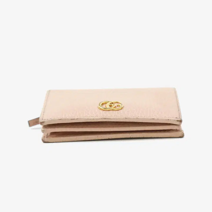 [BUNJANG] Gucci GG Marmont Bifold Wallet Beige Pink / (정품)구찌 456126 GG 마몬트 반지갑 가죽 베이지핑크