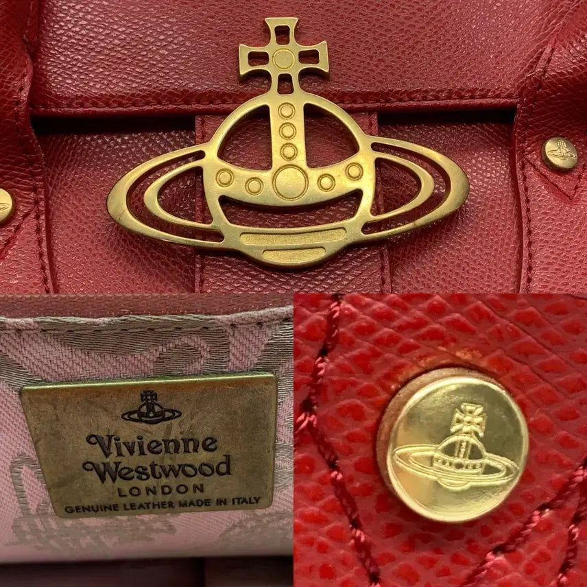 [BUNJANG] Vivienne Westwood Red Tote Bag / 267000447 비비안웨스트우드 레드 토트백