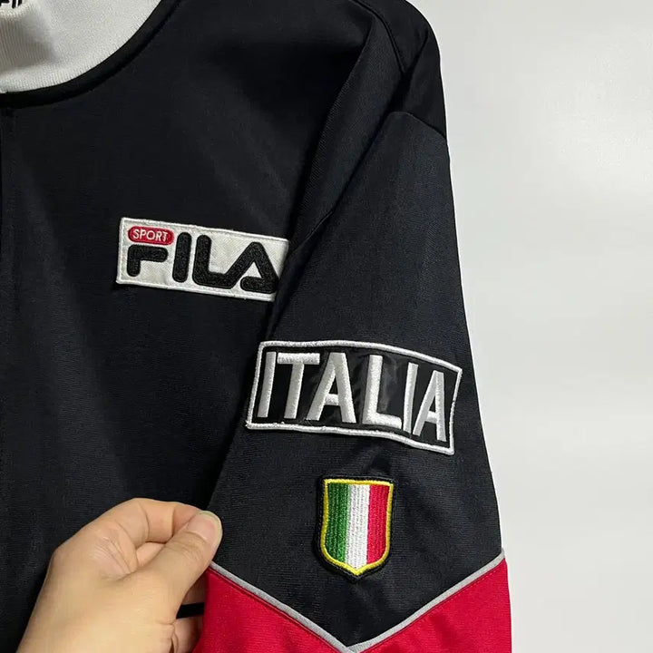 [BUNJANG] Fila Oversized Italian Jersey Track Top XL / 휠라 오버핏 이탈리아 져지 트랙탑 XL