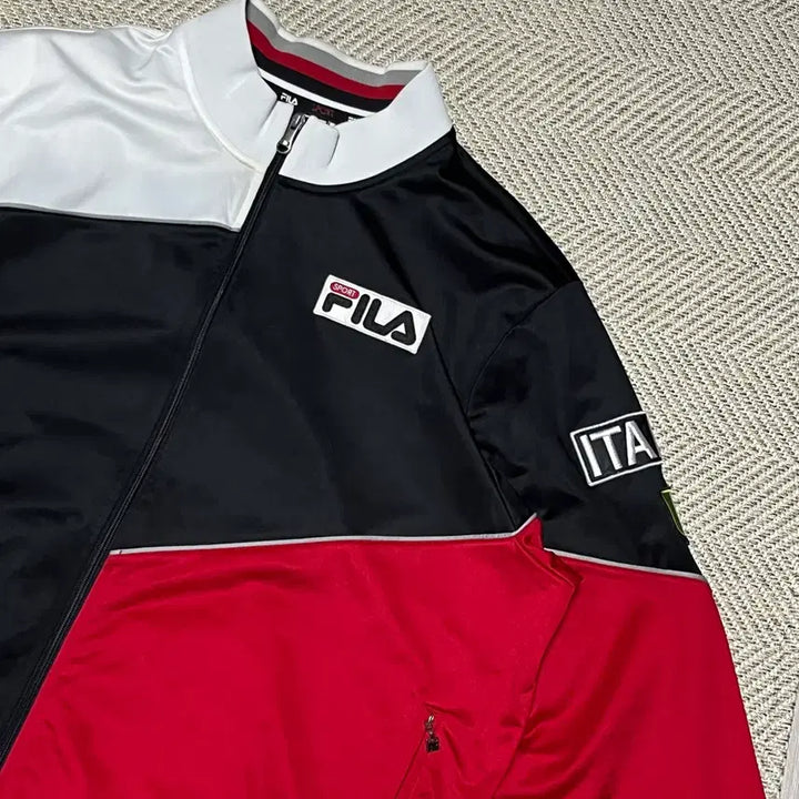 [BUNJANG] Fila Oversized Italian Jersey Track Top XL / 휠라 오버핏 이탈리아 져지 트랙탑 XL