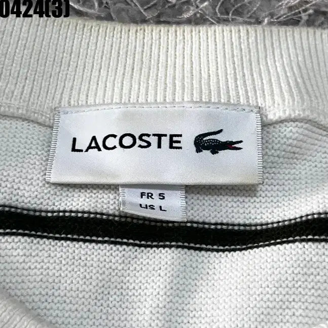 [BUNJANG] Lacoste Knit Sweater (Size L) / 라코스테 니트 L 실측 95