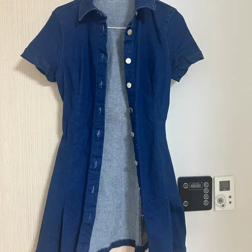 [BUNJANG] ZARA Denim Shirt Dress / ZARA 자라 데님 원피스/ 청 원피스/ 셔츠 원피스 (시착)