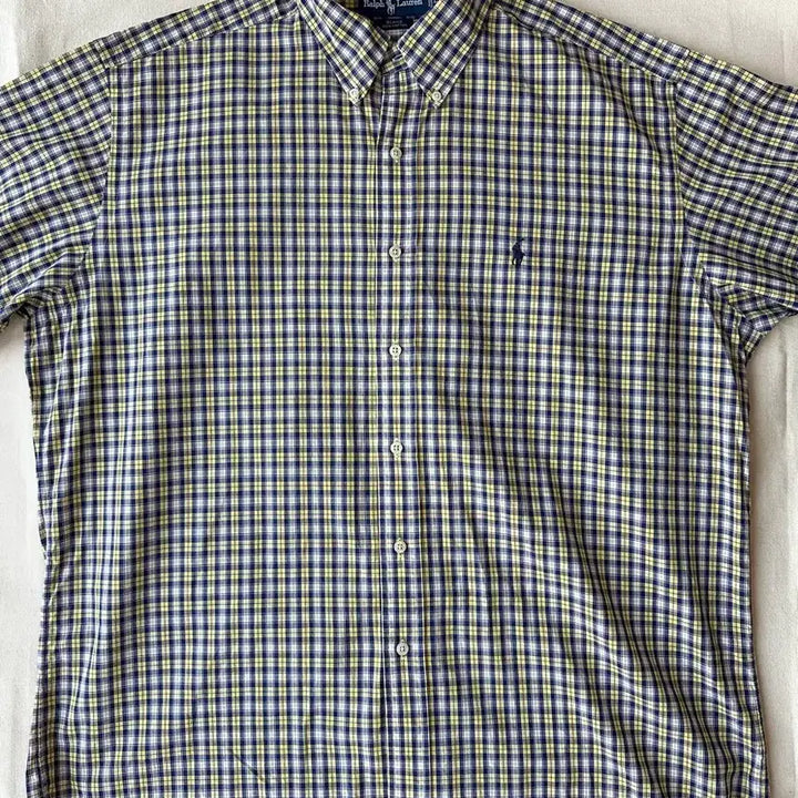 [SOLD OUT] 폴로 랄프로렌 블레이크 체크 반팔 셔츠 L
