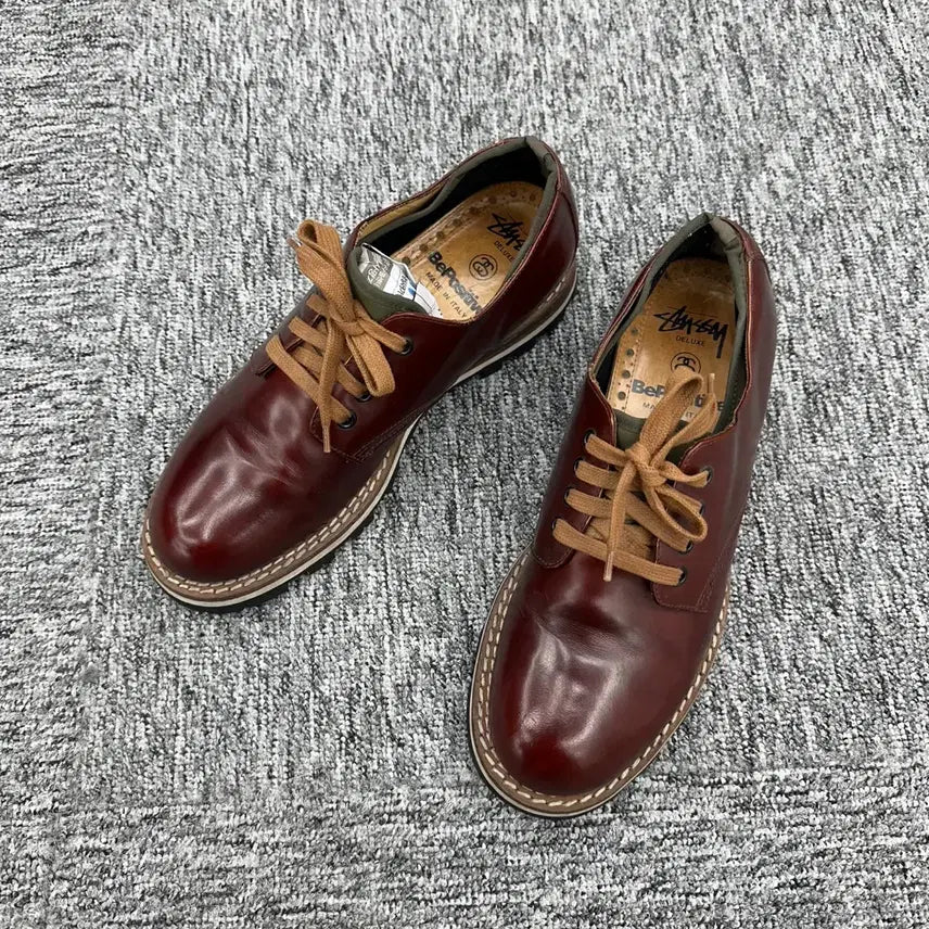 [BUNJANG] Stussy Deluxe X Be Positive M108 Leather Shoes / (~260)STUSSY DELUXE X BE POSITIVE -M108