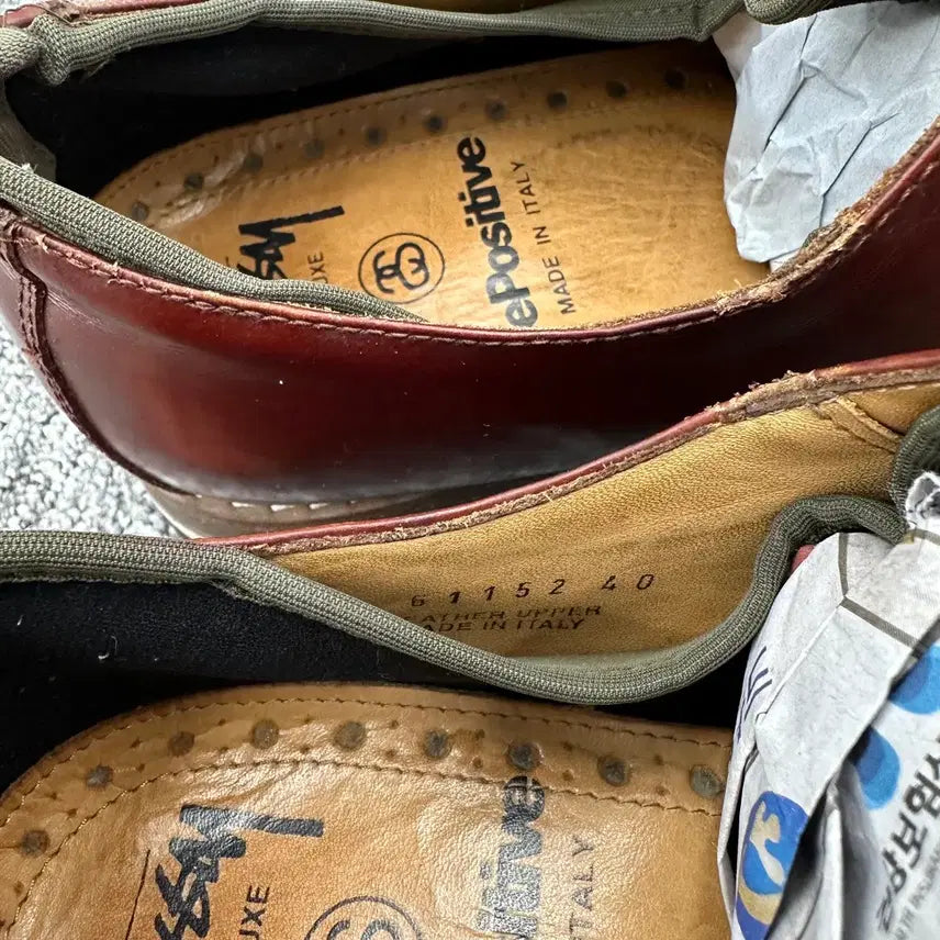 [BUNJANG] Stussy Deluxe X Be Positive M108 Leather Shoes / (~260)STUSSY DELUXE X BE POSITIVE -M108