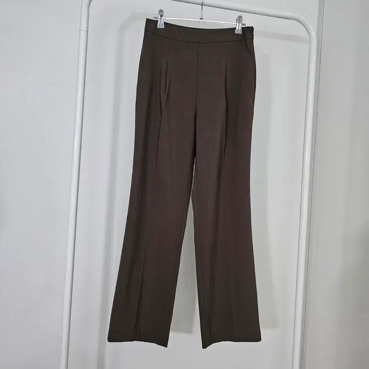 [BUNJANG] Pin-tuck Brown Slacks M / 