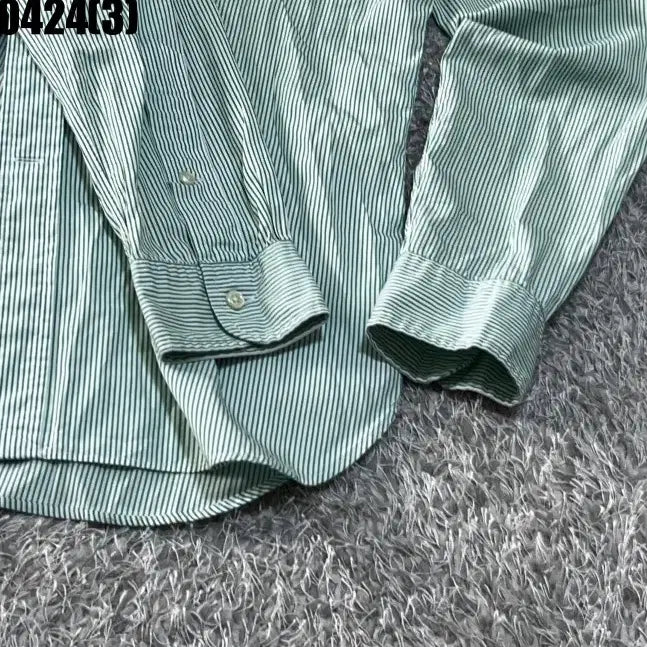[BUNJANG] Ralph Lauren Striped Long Sleeve Shirt (Size S) / 랄프로렌 스트라이프 긴팔 셔츠 S 실측 95