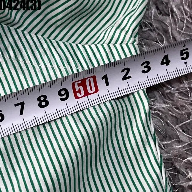 [BUNJANG] Ralph Lauren Striped Long Sleeve Shirt (Size S) / 랄프로렌 스트라이프 긴팔 셔츠 S 실측 95