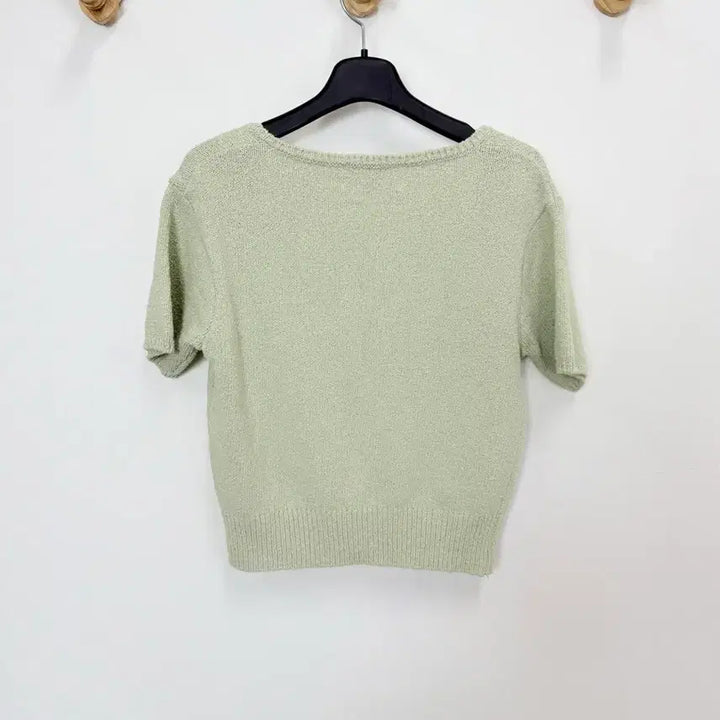 [BUNJANG] Enor Square Neck Crop Cardigan / 엔오르 스퀘어넥 크롭 가디건
