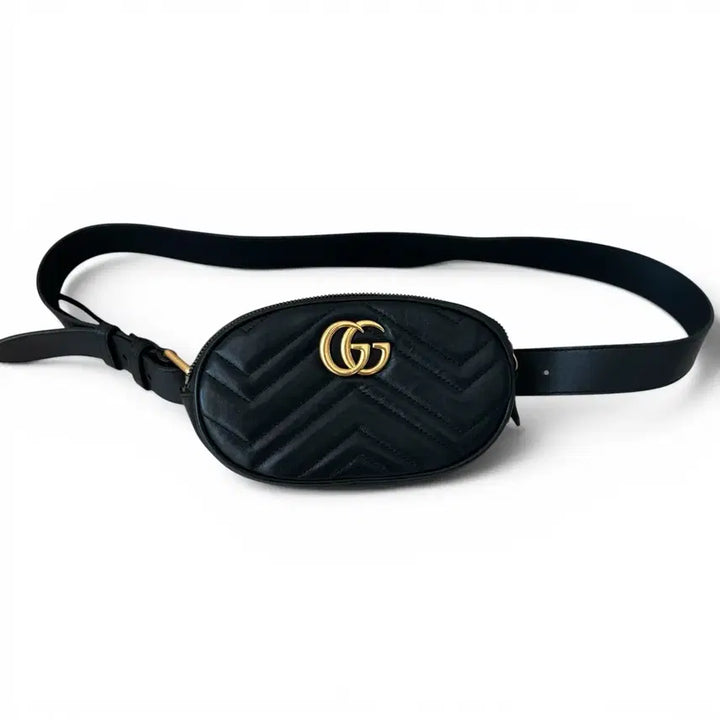 [BUNJANG] Gucci Marmont Matelassé Belt Bag / 구찌 마몬트 마틀라세 벨트백