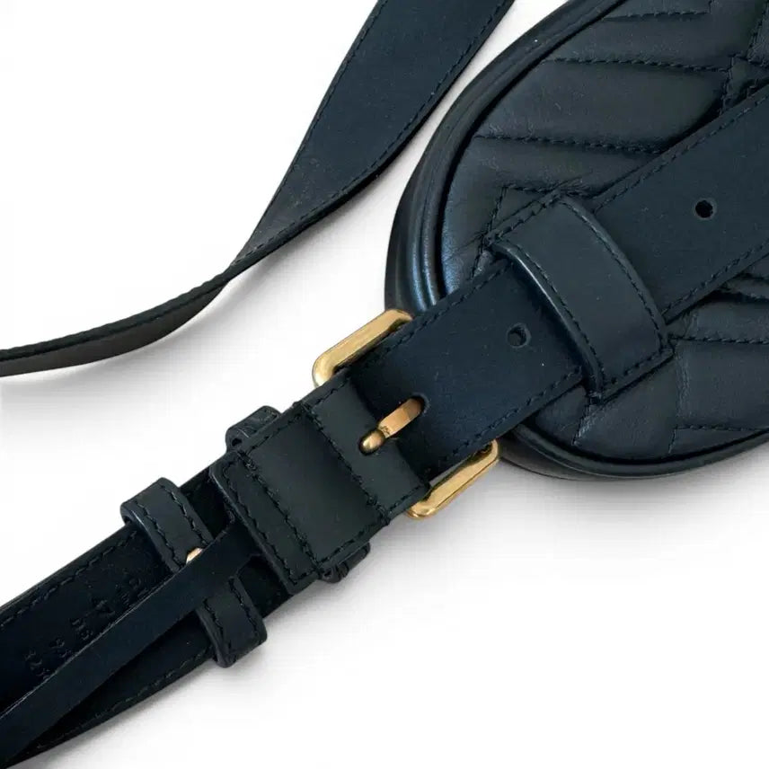 [BUNJANG] Gucci Marmont Matelassé Belt Bag / 구찌 마몬트 마틀라세 벨트백