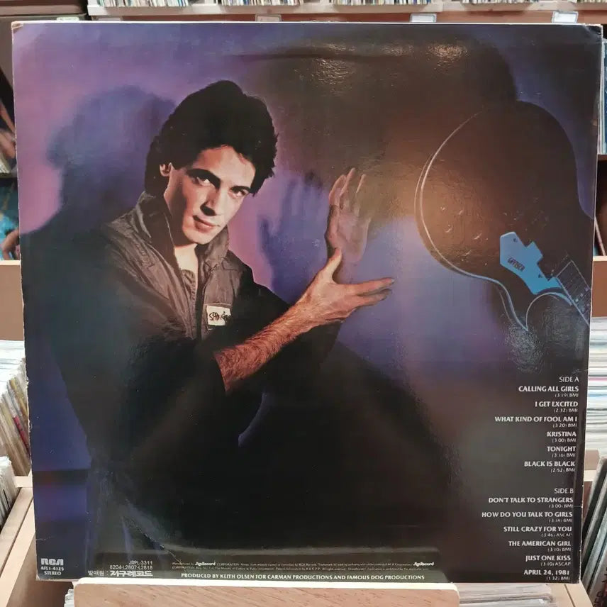 [BUNJANG] Rick Springfield Grammy Best Rock Vocal Performance LP / 그레미 최우수 록 보컬 릭 스프링필드 LP