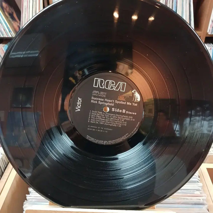 [BUNJANG] Rick Springfield Grammy Best Rock Vocal Performance LP / 그레미 최우수 록 보컬 릭 스프링필드 LP