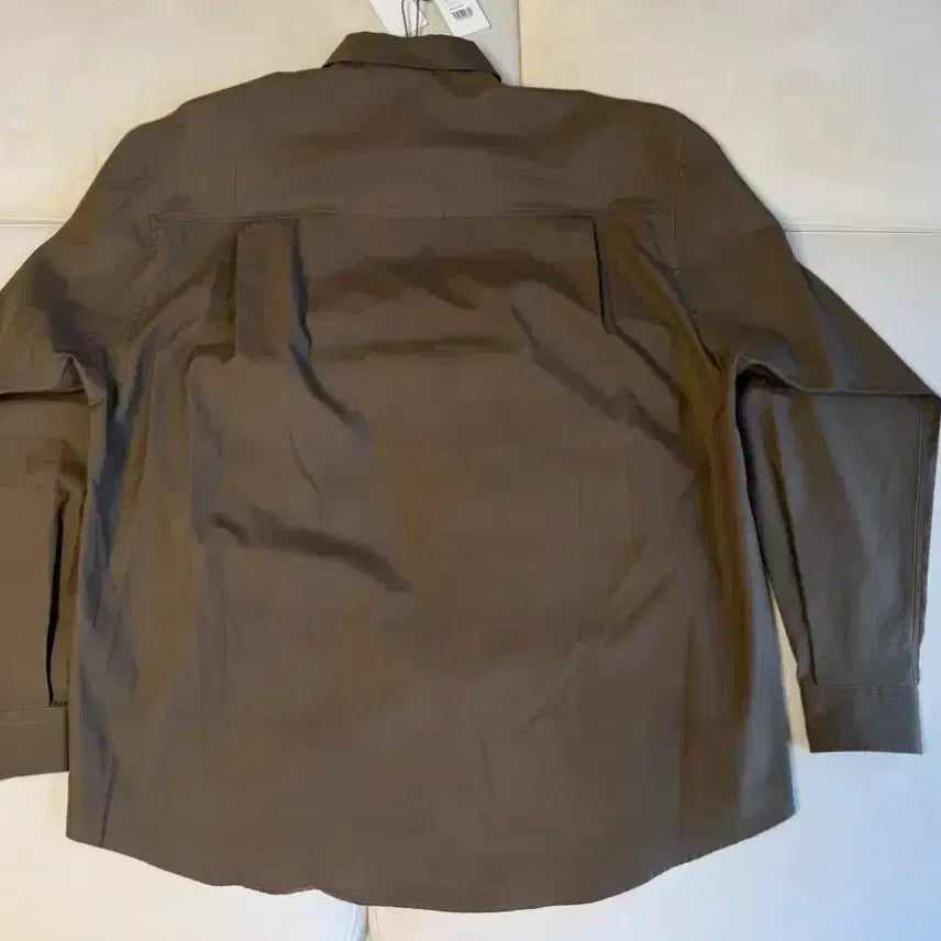 [BUNJANG] Auralee Washed Finx Twill Big Shirt Brown / [5] 오라리 워시드 Finx 트윌 빅 셔츠 브라운 새상품