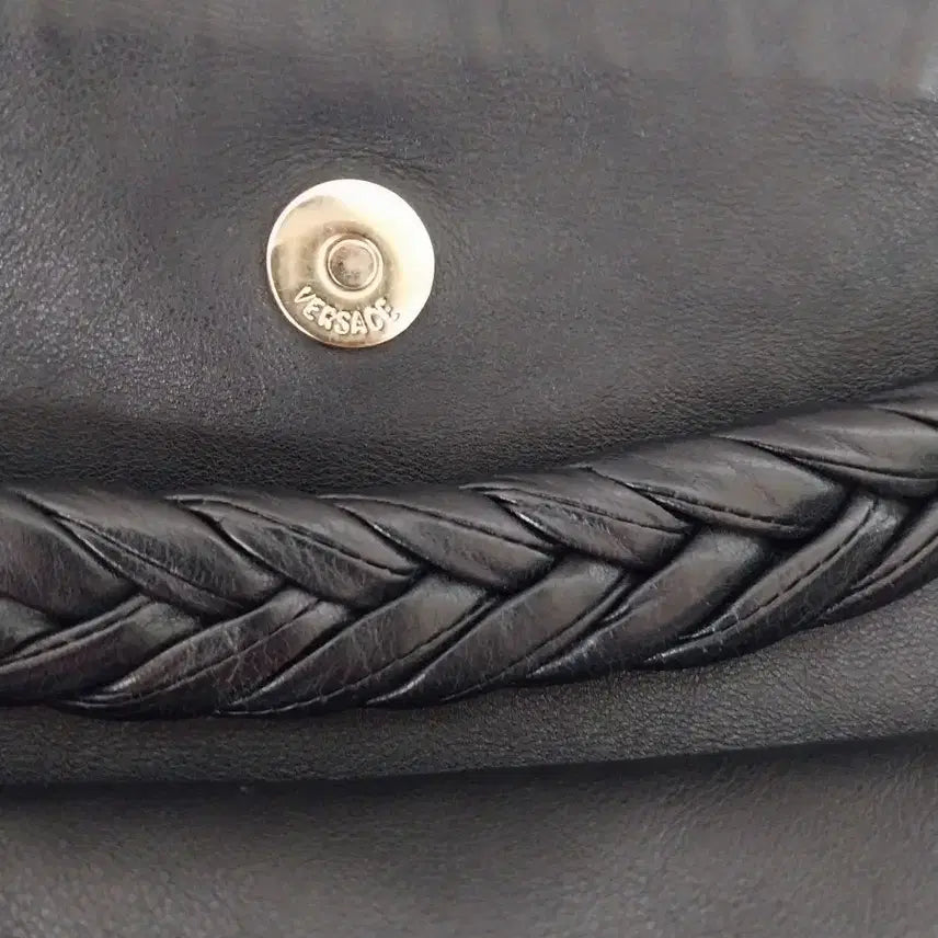 [BUNJANG] Versace Medusa Leather Shoulder Bag / Versace 메두사 레더 숄더백 정품