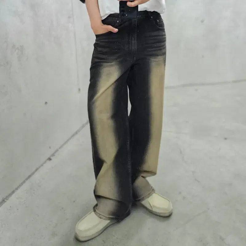 [BUNJANG] SATUR M0366 Wide Denim Jeans / 세터 와이드 청바지 L M0366