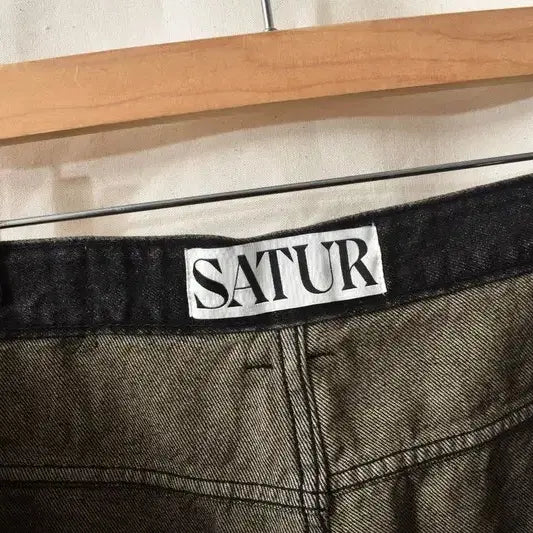 [BUNJANG] SATUR M0366 Wide Denim Jeans / 세터 와이드 청바지 L M0366