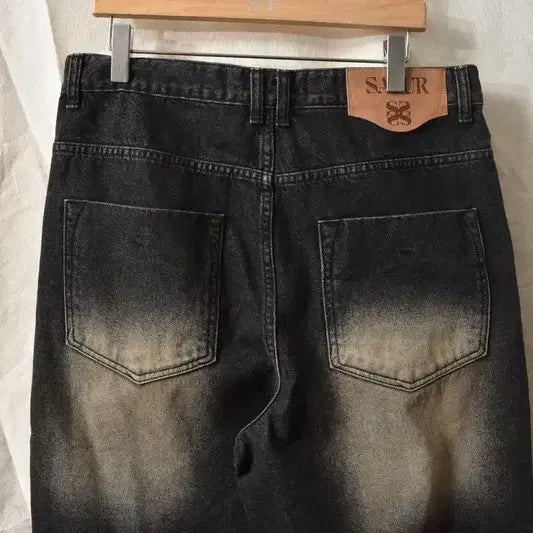 [BUNJANG] SATUR M0366 Wide Denim Jeans / 세터 와이드 청바지 L M0366