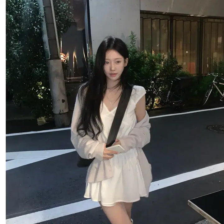 [BUNJANG] Leeds Garden Angel Layered Dress / 리즈 가든 엔젤 레이어드 원피스 leeds