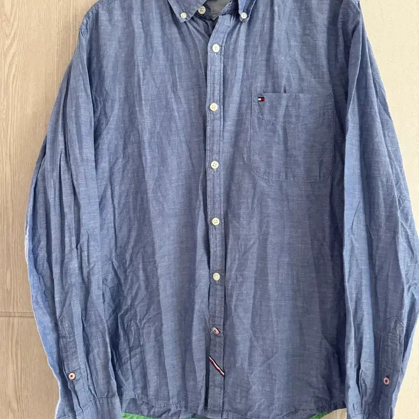 [BUNJANG] Tommy Hilfiger Shirt - Sky Blue L Size / 타미힐피거 셔츠 L 사이즈 하늘색