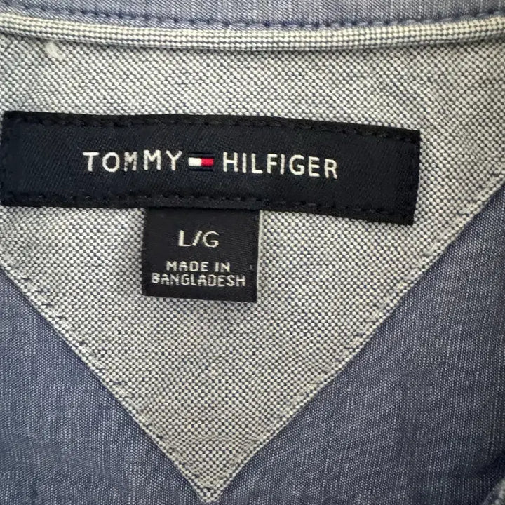 [BUNJANG] Tommy Hilfiger Shirt - Sky Blue L Size / 타미힐피거 셔츠 L 사이즈 하늘색