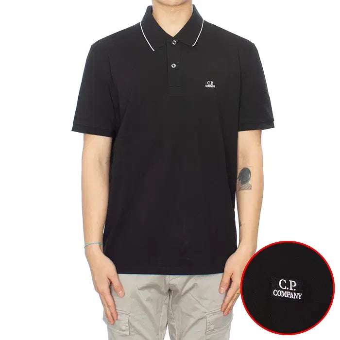 [BUNJANG] CP Company PK Polo Short Sleeve T-Shirt / CP컴퍼니 26SS PK 폴로 반팔 카라 티셔츠 RCCMPL722A