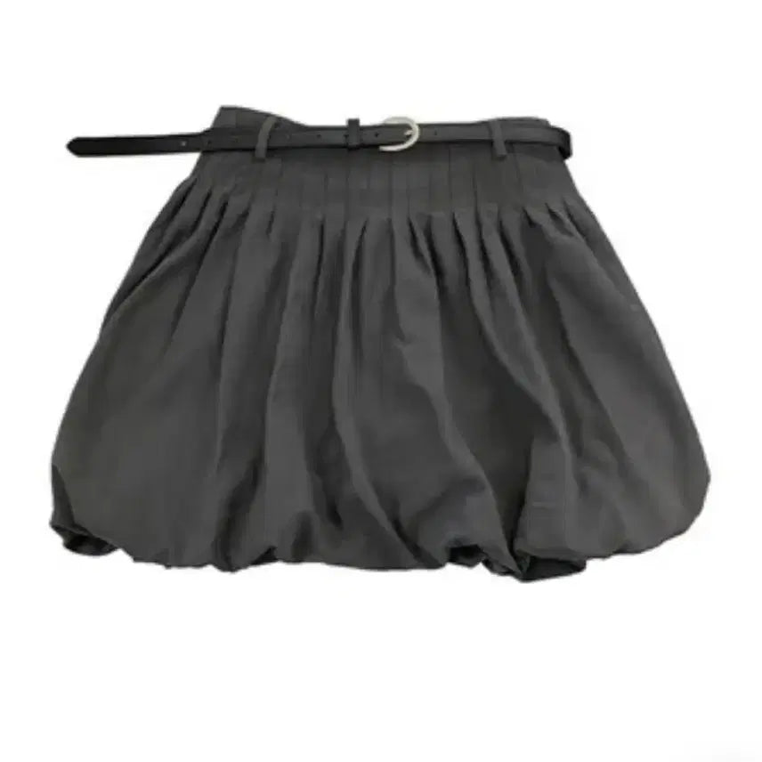 [BUNJANG] Balloon Skirt Charcoal / 벌룬 스커트 차콜