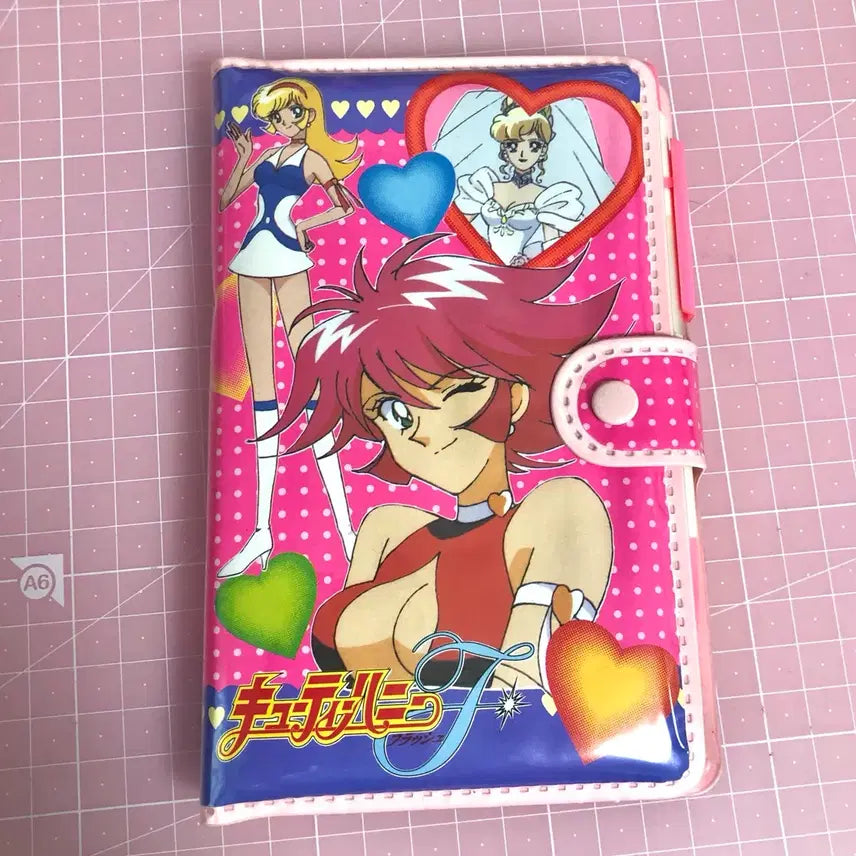 [BUNJANG] Vintage Cutie Honey Flash Diary Notebook / 고전 애니 빈티지 큐티하니 플래시 다이어리 수첩