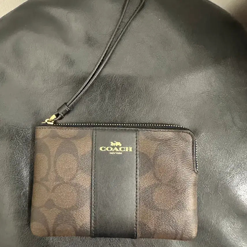 [BUNJANG] Coach Mini Pouch Clutch Bag / 정품 코치 미니 파우치 클러치 가방 가로15세로10