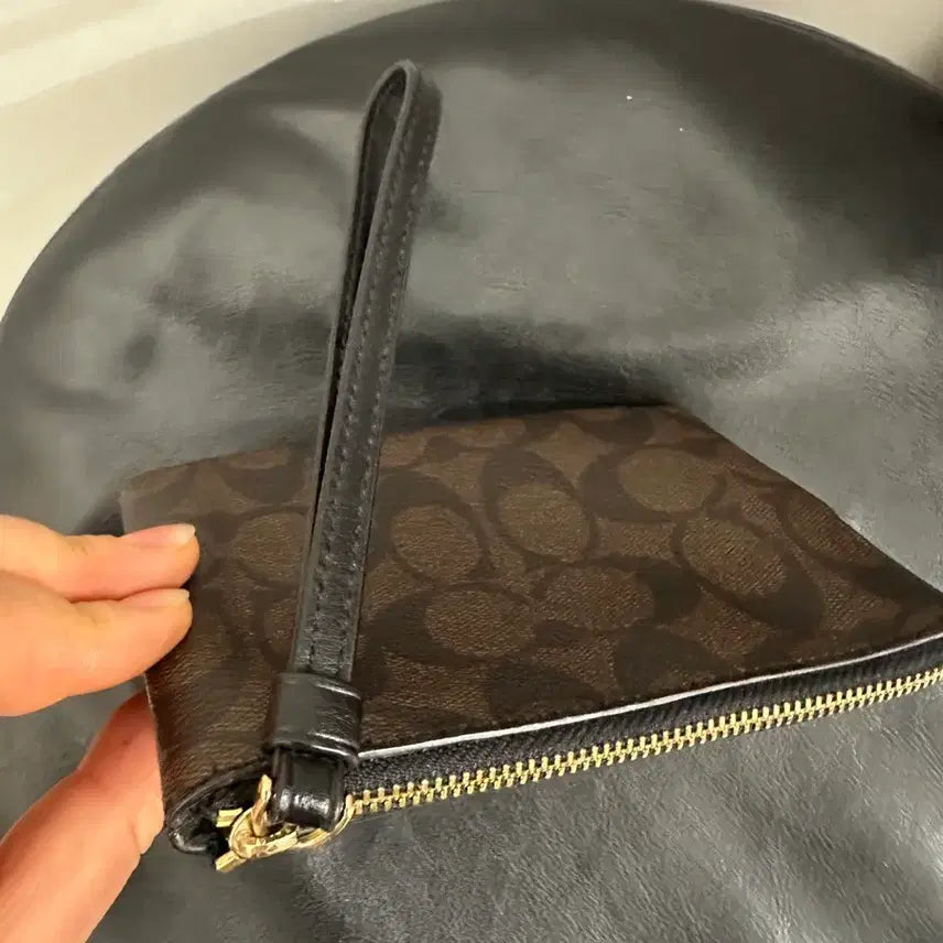 [BUNJANG] Coach Mini Pouch Clutch Bag / 정품 코치 미니 파우치 클러치 가방 가로15세로10