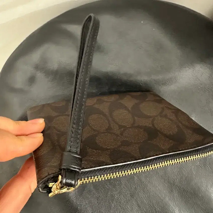 [BUNJANG] Coach Mini Pouch Clutch Bag / 정품 코치 미니 파우치 클러치 가방 가로15세로10