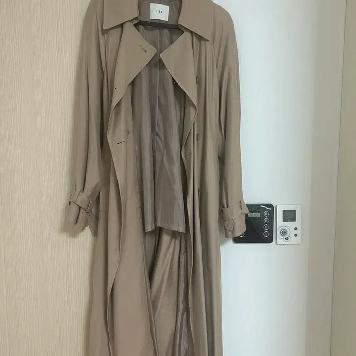 [BUNJANG] LIST Trench Coat Beige 55 / LIST 리스트 트린치코트 베이지 55사이즈