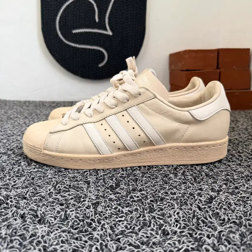 [BUNJANG] Adidas Superstar 82 Ivory Sneakers / 아디다스 슈퍼스타 아이보리 운동화