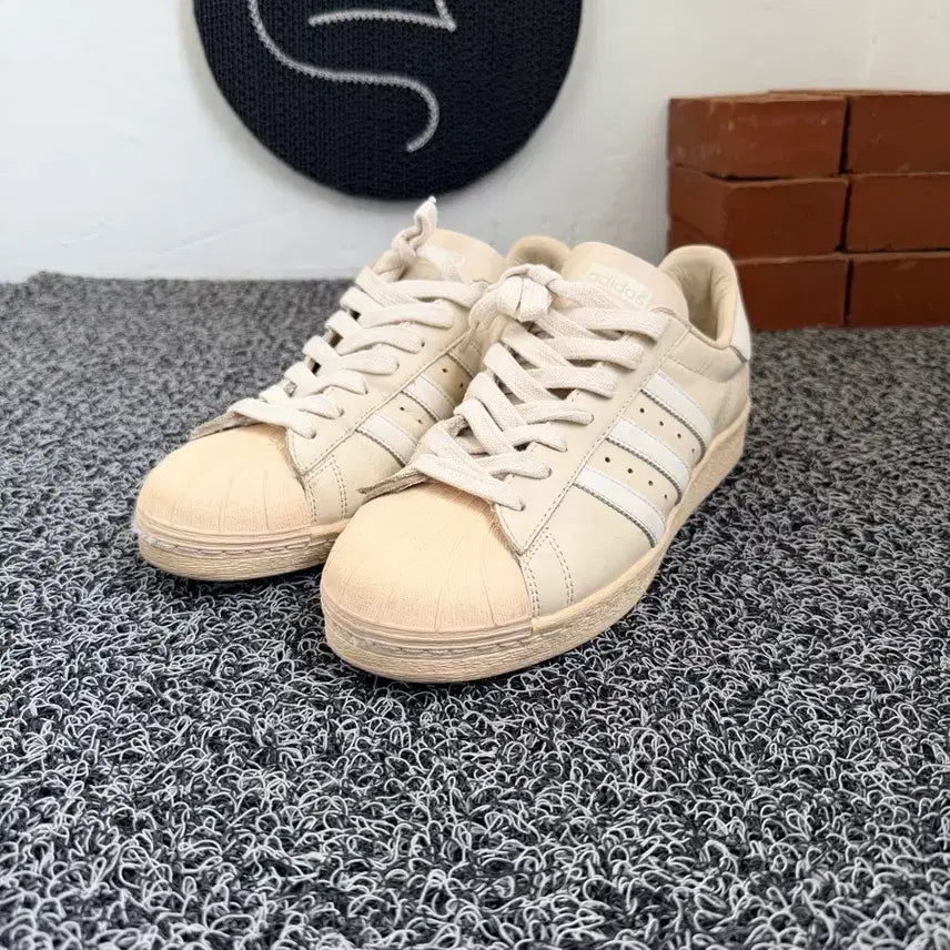 [BUNJANG] Adidas Superstar 82 Ivory Sneakers / 아디다스 슈퍼스타 아이보리 운동화