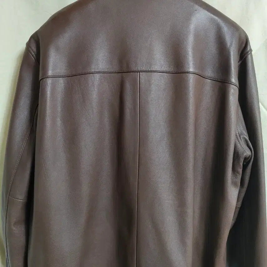 [BUNJANG] Polo Ralph Lauren Maxwell Leather Jacket / 폴로 랄프로렌 브라운맥스웰 가죽 자켓