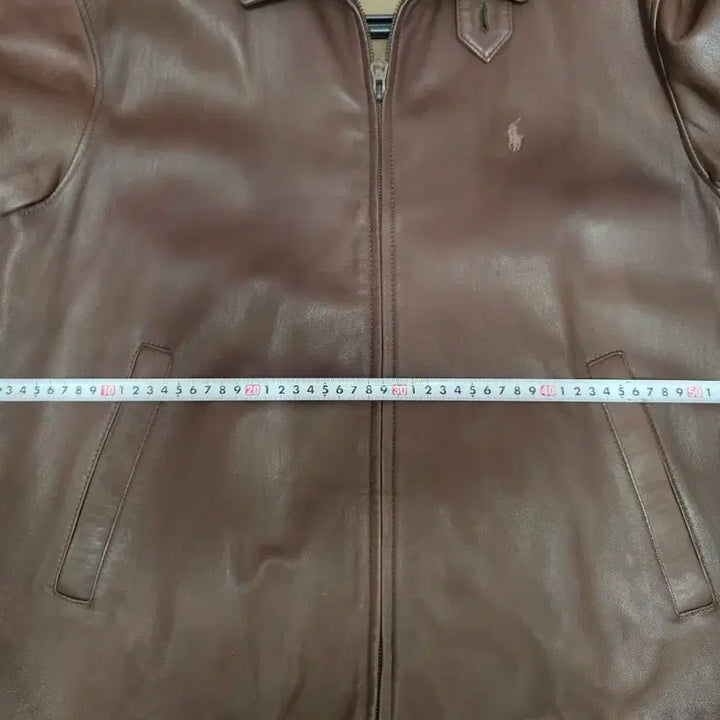 [BUNJANG] Polo Ralph Lauren Maxwell Leather Jacket / 폴로 랄프로렌 브라운맥스웰 가죽 자켓