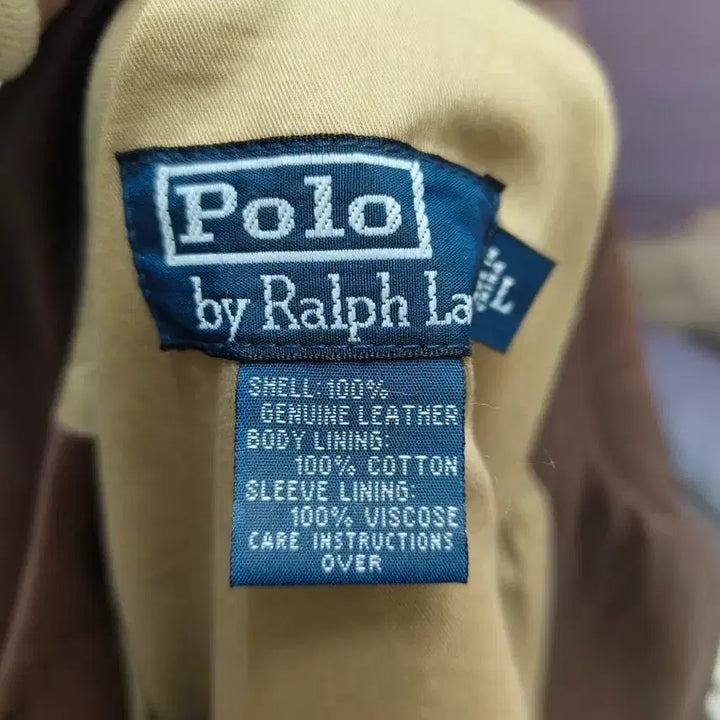 [BUNJANG] Polo Ralph Lauren Maxwell Leather Jacket / 폴로 랄프로렌 브라운맥스웰 가죽 자켓