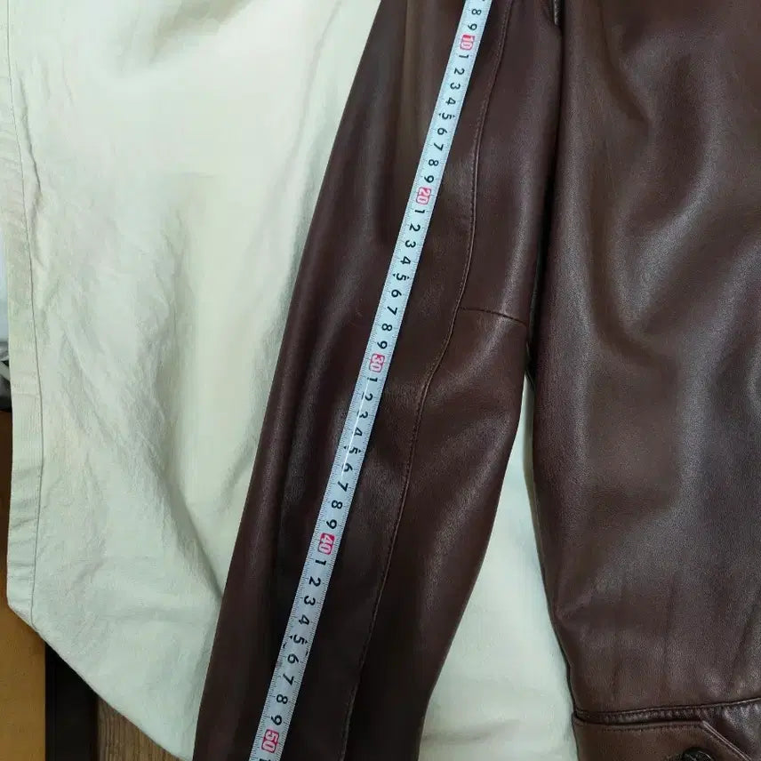 [BUNJANG] Polo Ralph Lauren Maxwell Leather Jacket / 폴로 랄프로렌 브라운맥스웰 가죽 자켓