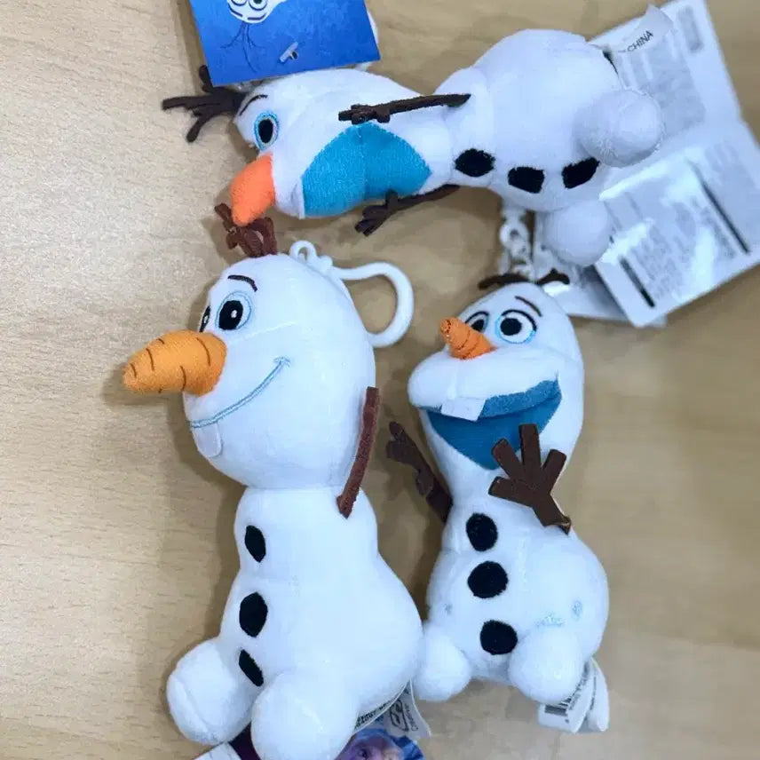 [BUNJANG] Disney Olaf Keyring Bundle Set / 디즈니 올라프 키링 인형뽑기 가방열쇠고리 일괄 처분