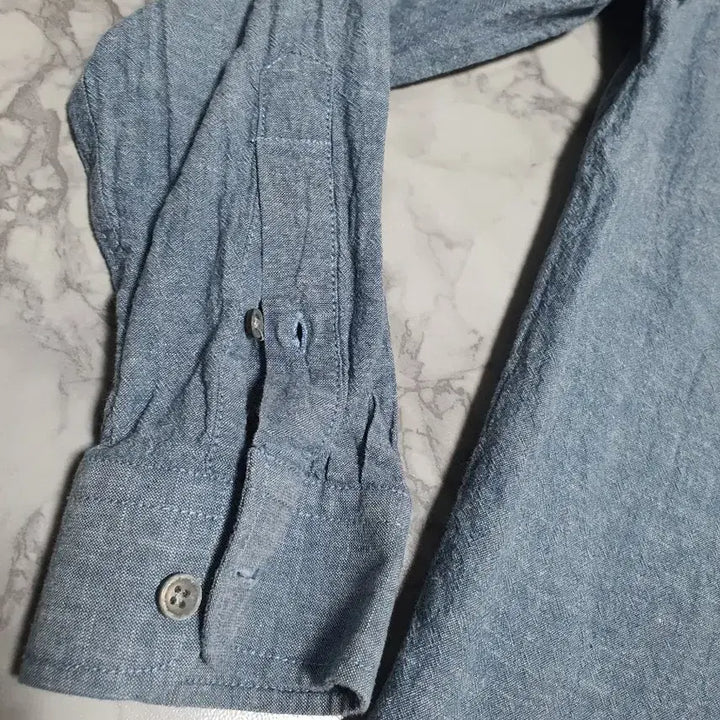 [BUNJANG] ROPE MAN China Collar Shirt (L) / (봄여름가을용)ROPE MAN 차이나 카라 셔츠 L 95-100사이즈