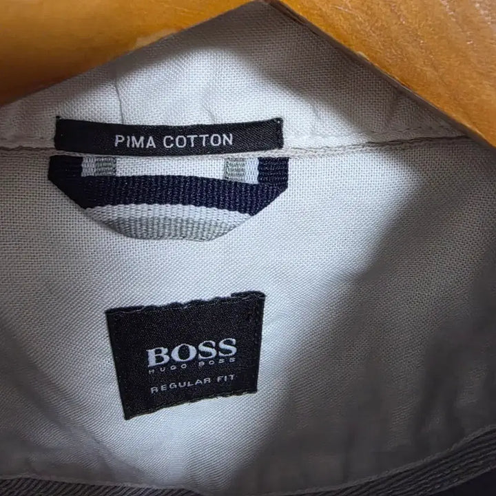[SOLD OUT] [BOSS] 휴고보스 피마코튼 배색 카라티 (L)