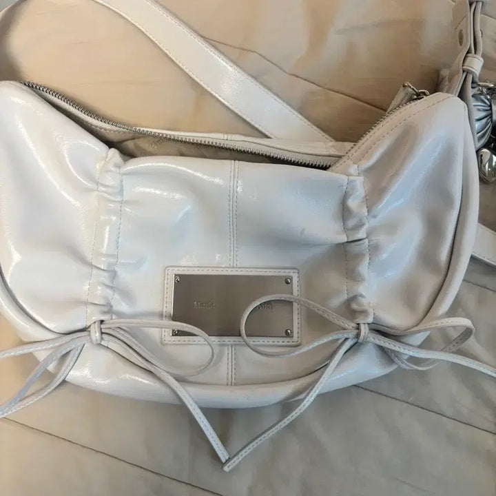 [BUNJANG] Matinkim Shirring Bag White / 마뗑킴 셔링 가방 화이트