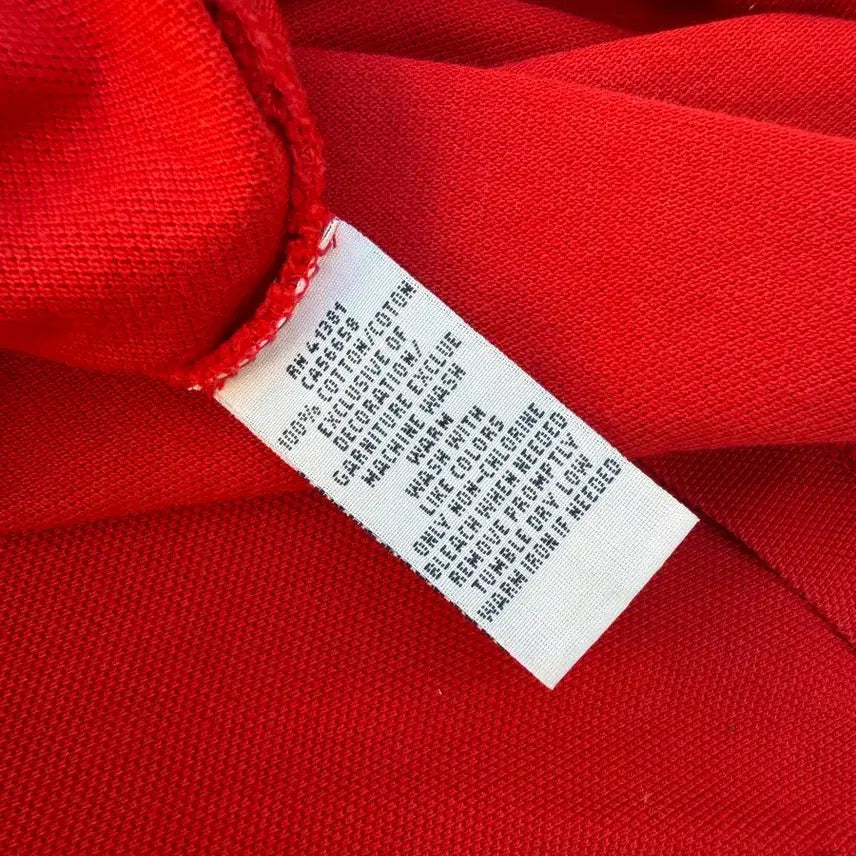 [BUNJANG] Polo Ralph Lauren Red Long Sleeve Polo Shirt / 폴로 랄프로렌 레드 긴팔 카라티