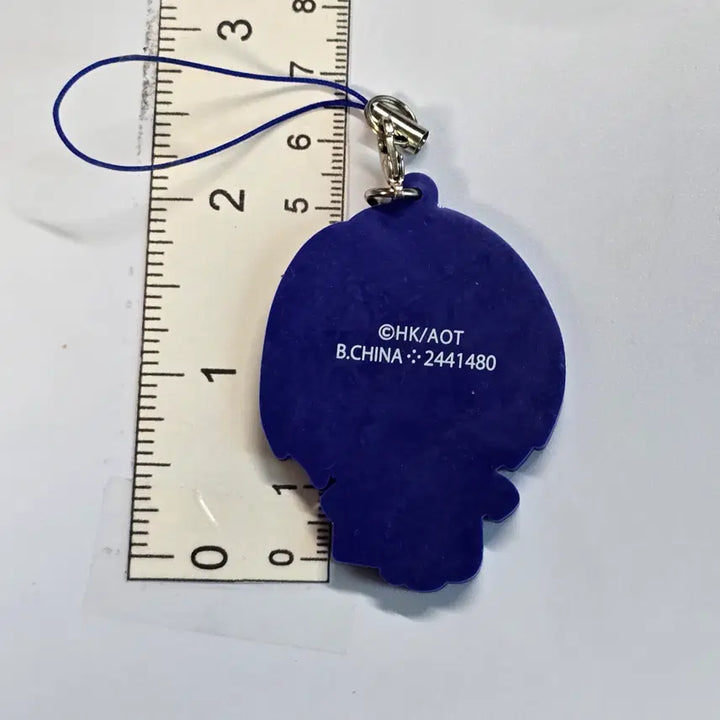 [BUNJANG] Attack on Titan Mikasa Ackerman Rubber Mascot Keyring / 진격의 거인 미카사 아커만 러버 마스코트 열쇠고리 키링 키홀더 참 스트랩