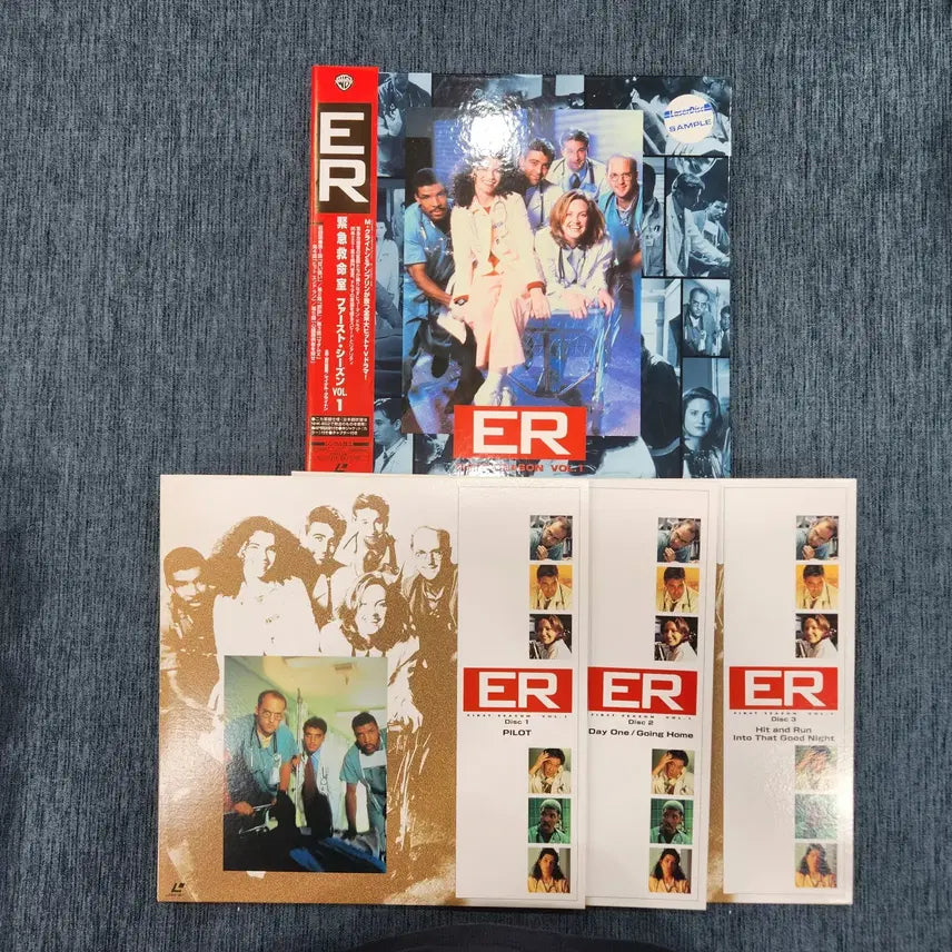 [SOLD OUT] ER 레이저디스크 세트 (3매입) 저렴하게 판매합니다.