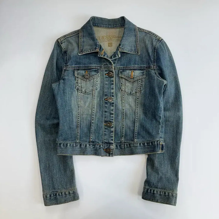 [BUNJANG] Guess Two-Pocket Denim Jacket / Guess 게스 투포켓 데님 자켓