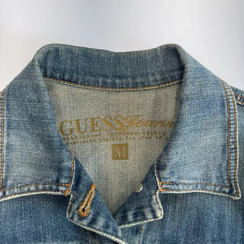 [BUNJANG] Guess Two-Pocket Denim Jacket / Guess 게스 투포켓 데님 자켓