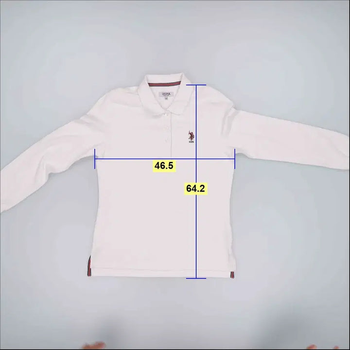 [BUNJANG] US Polo Long Sleeve Polo Shirt / L US폴로 긴팔 카라티 0424H1