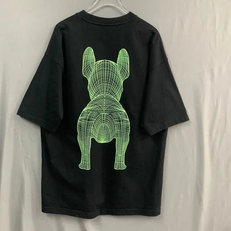 [SOLD OUT] L 라이프워크 빅 라독 로고 프린팅 오버핏 반팔티
