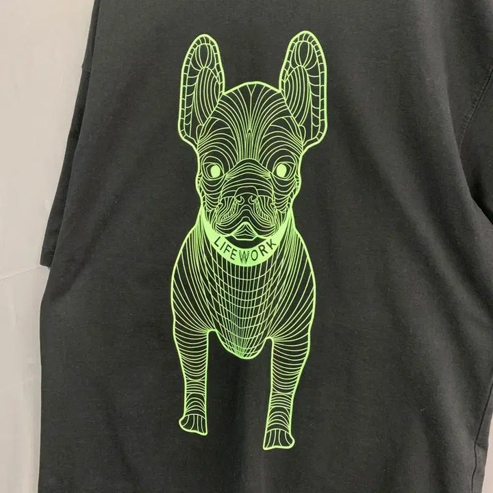 [SOLD OUT] L 라이프워크 빅 라독 로고 프린팅 오버핏 반팔티